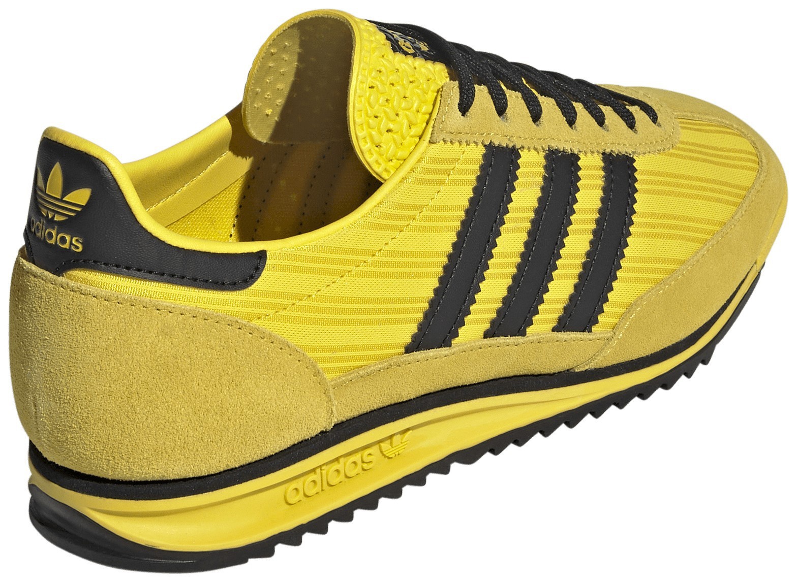 adidas Women's SL72 OG Shoes - Black/Yellow/Black - View 7