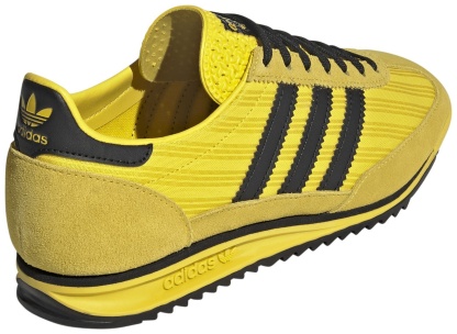 adidas Women's SL72 OG Shoes - Black/Yellow/Black - View 7