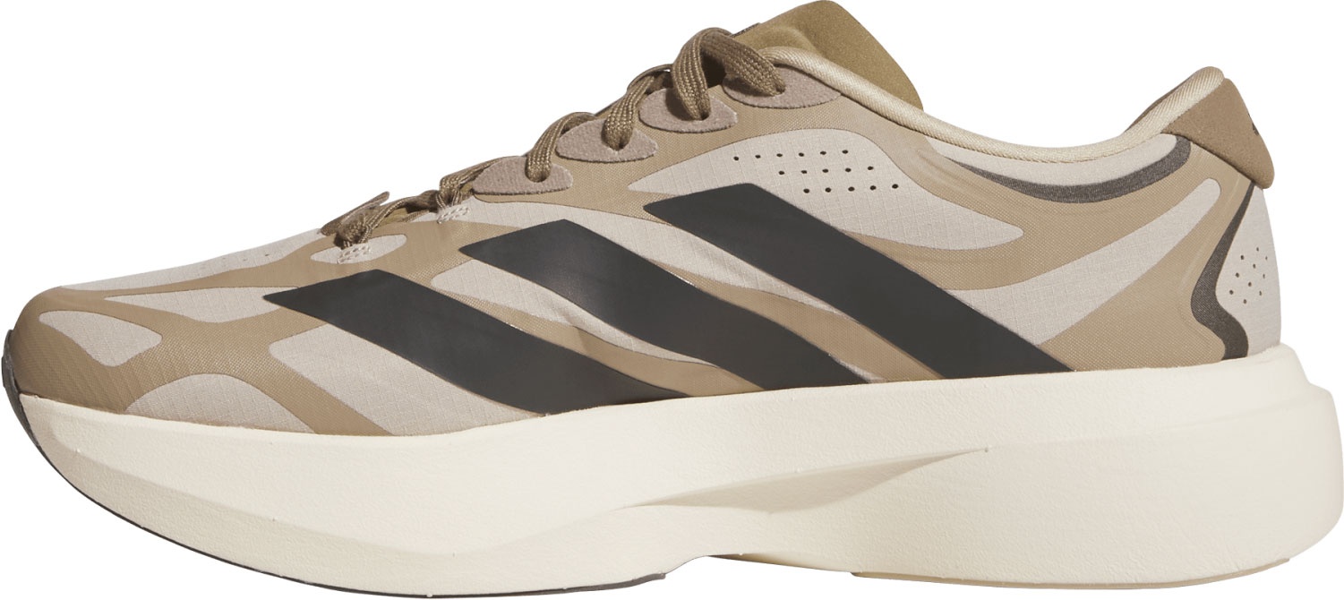 adidas Men's Adizero EVO SL EXO Running Shoes - Khaki Three/Carbon/Khaki Six - View 4