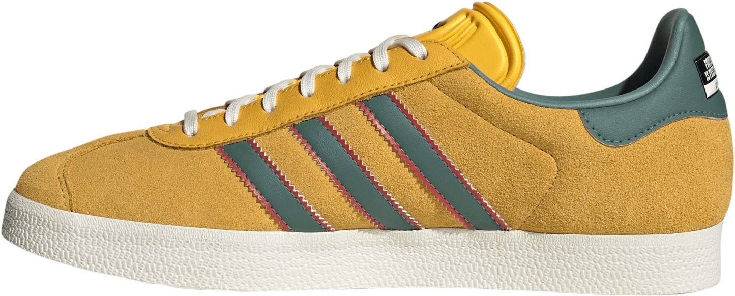 adidas Gazelle Bob Marley Shoes - Bold Gold/None/Ruby - View 6