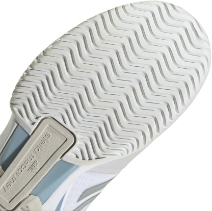 adidas by Stella McCartney Women's Court Tennis Shoes - White/Silver/Blue - View 7