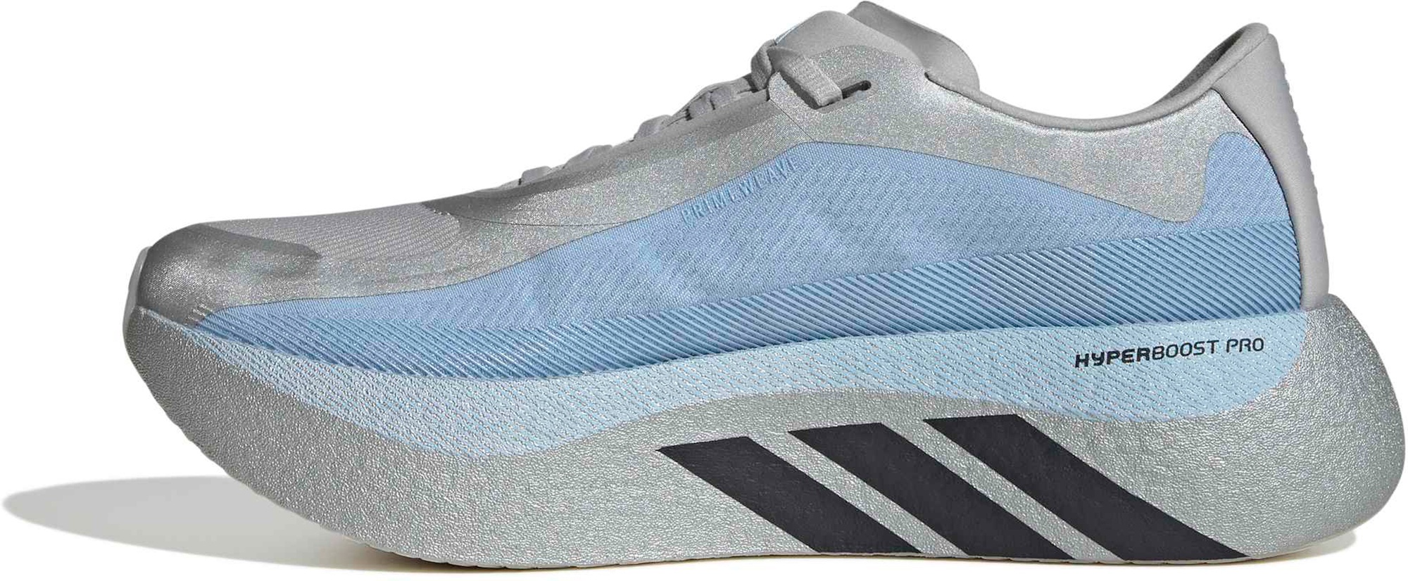 adidas Men's Hyperboost Edge Running Shoes - Grey/Carbon/Clear Sky - View 5