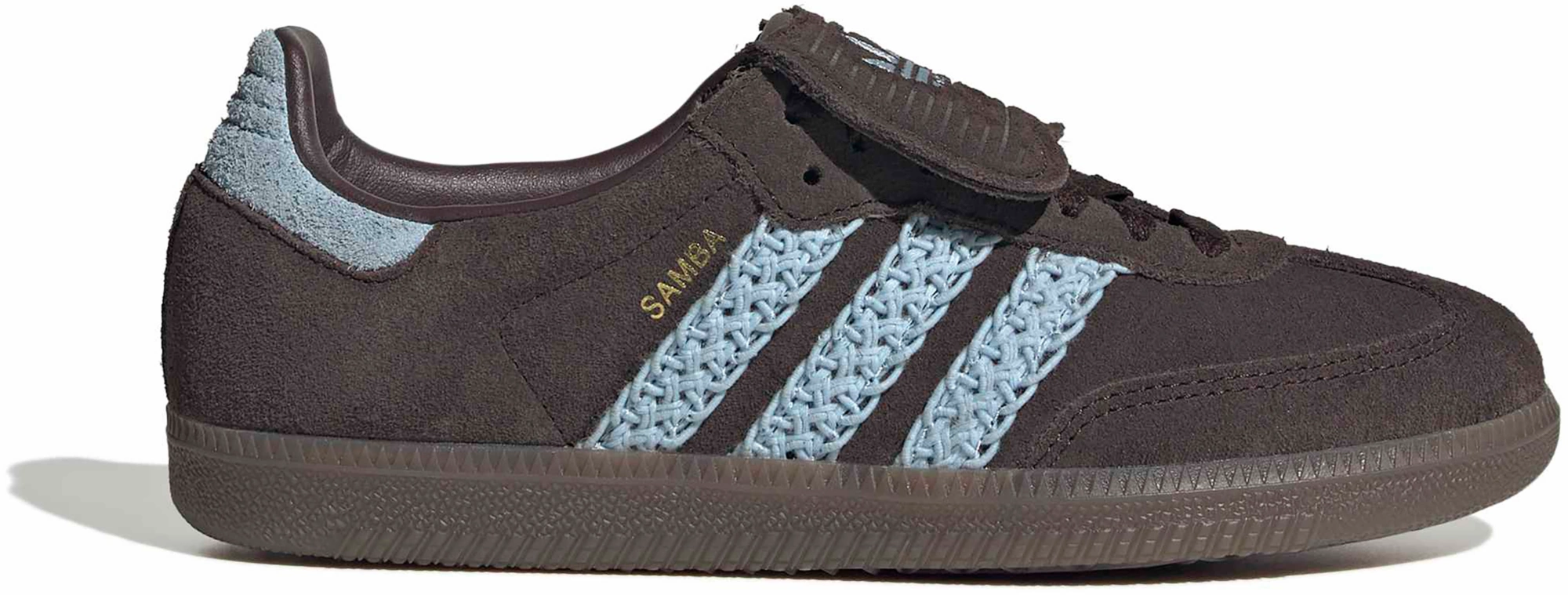 adidas Women's Long Tongue Samba Shoes - Aurora Coffee/Clear Sky - View 1