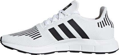 adidas Originals Men's Swift Run Shoes - White/Black - View 4