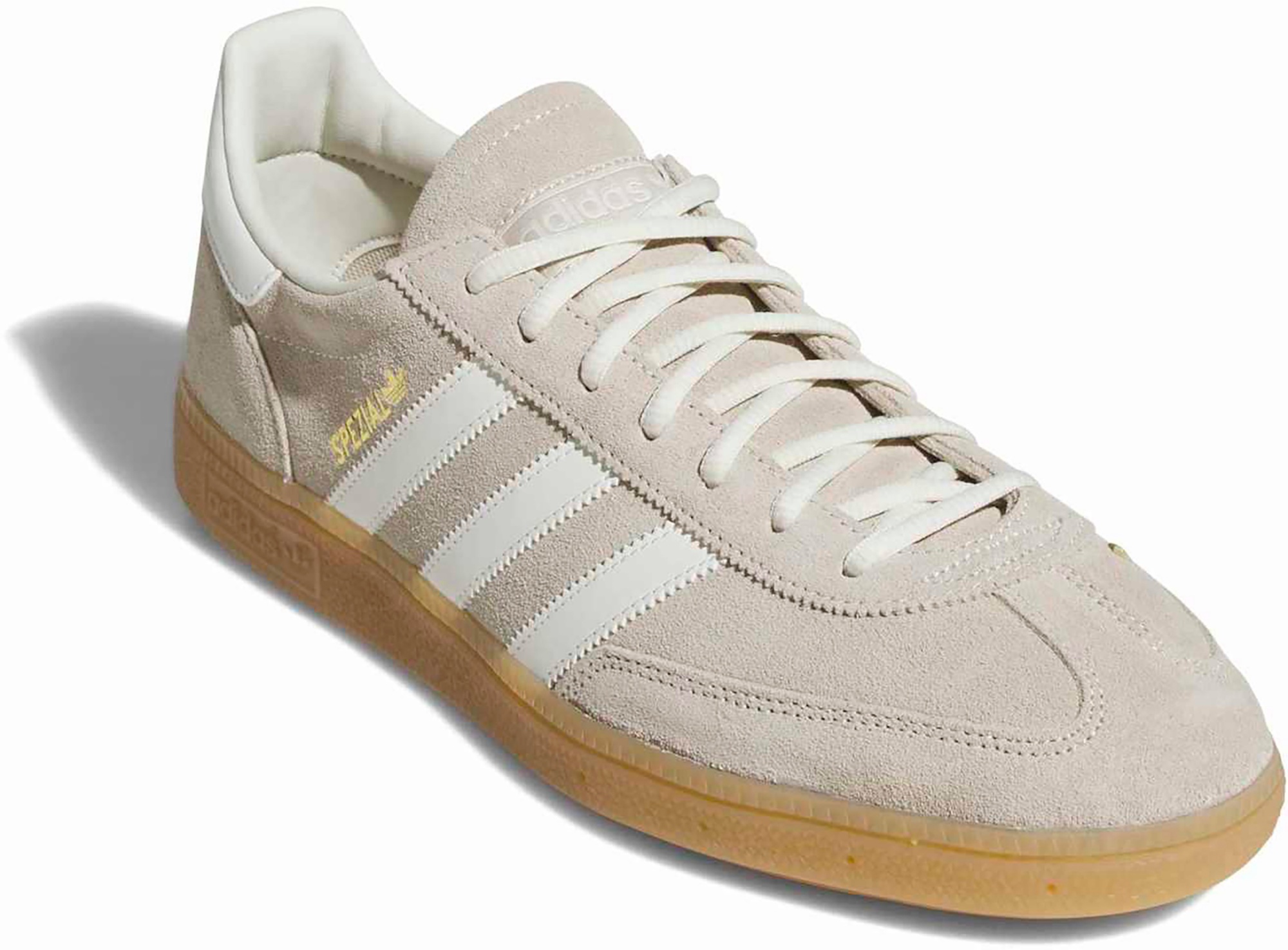 adidas Men's Handball Spezial Shoes - Khaki/White - View 6