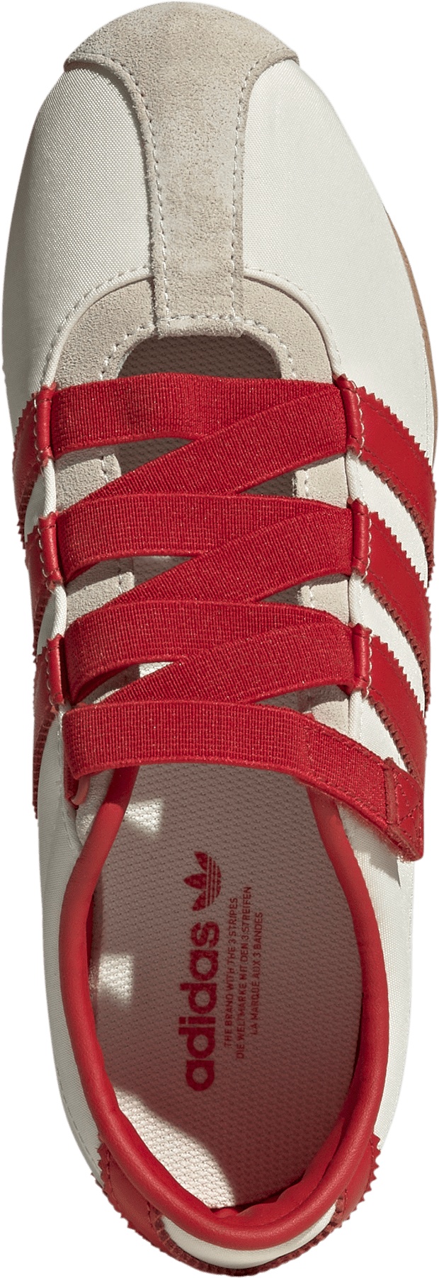 adidas Tokyo Women's MJ Shoes - White/Red - View 2