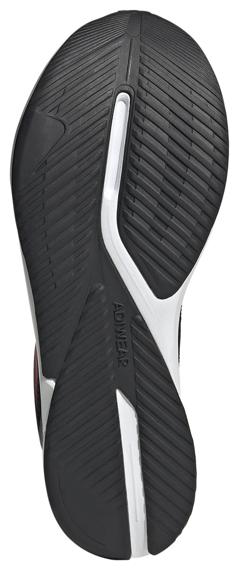 adidas Men's Duramo SL Running Shoes - Black/Solar Red - View 3