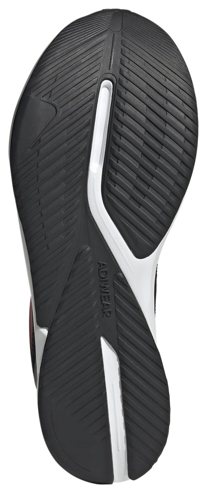 adidas Men's Duramo SL Running Shoes - Black/Solar Red - View 3