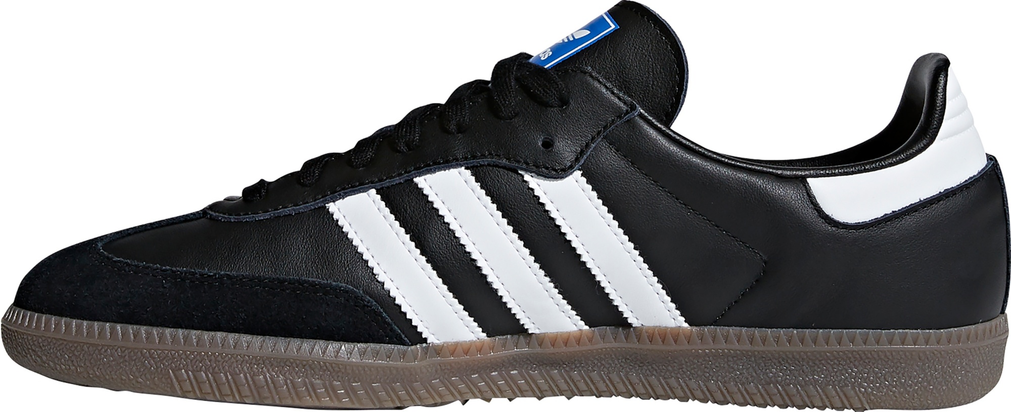 adidas Samba OG Shoes - Black/White/Gum - View 9