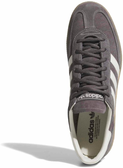 adidas Men's Handball Spezial Shoes - Grey Strata/White - View 2
