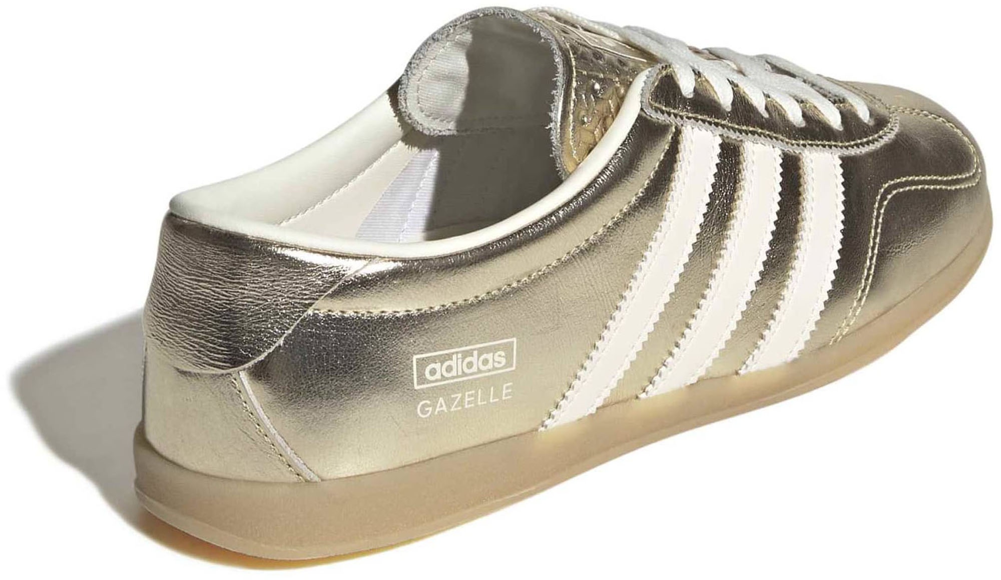 adidas Originals Women's Gazelle Lo Pro Shoes - Gold Mtlc/Off White/Gum 3 - View 5