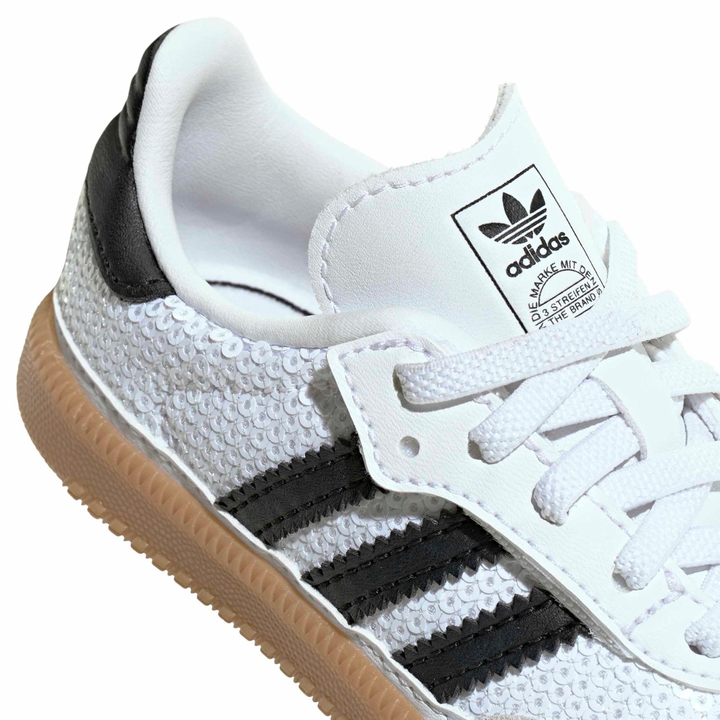 adidas Toddler Samba OG Shoes - White/Core Black/Grey One - View 8