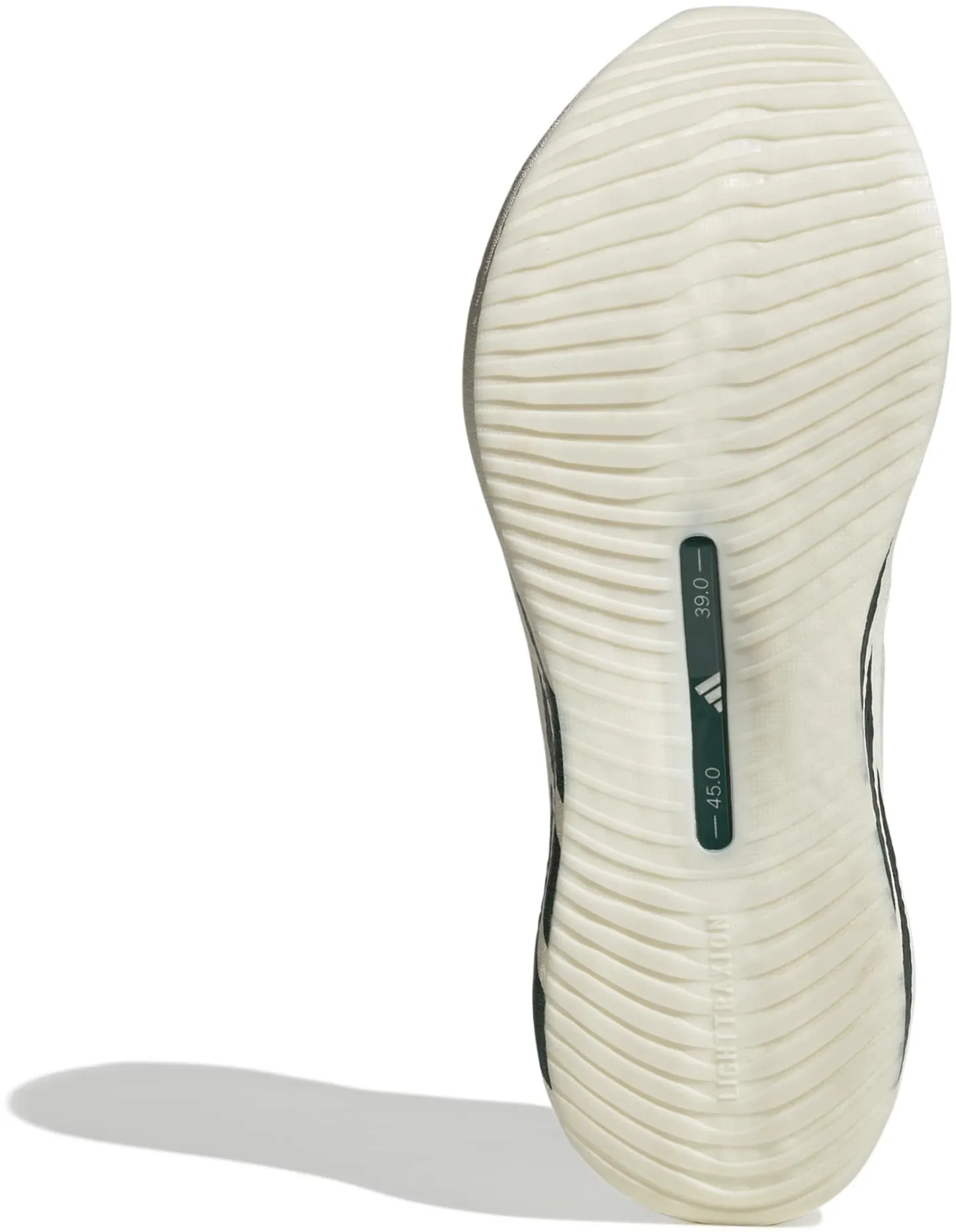 adidas Men's Hyperboost Edge Running Shoes - White/Collegiate Green/Gold Mt - View 4