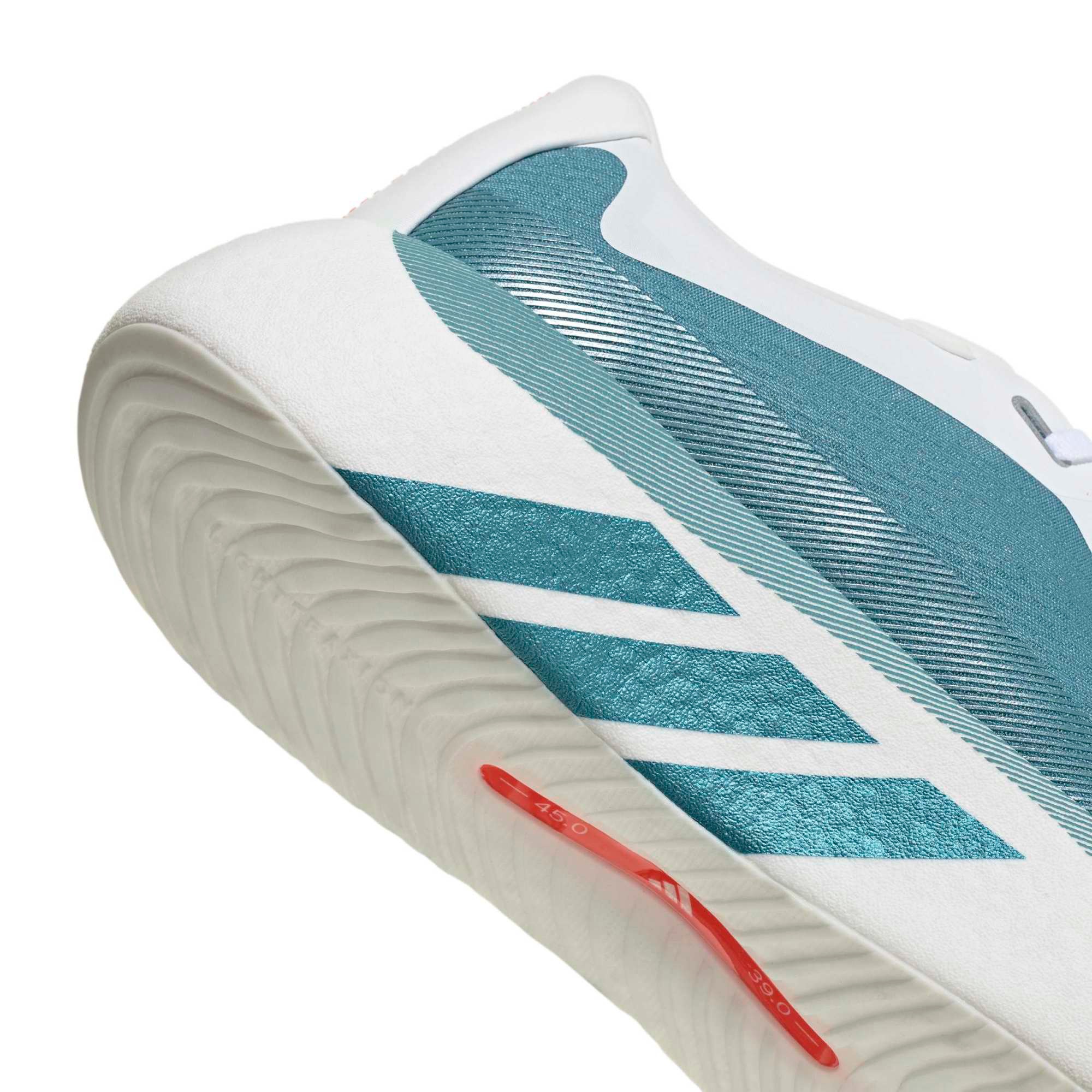 adidas Men's Hyperboost Edge Running Shoes - White/Petrol Mtlc/Lucid Red - View 8