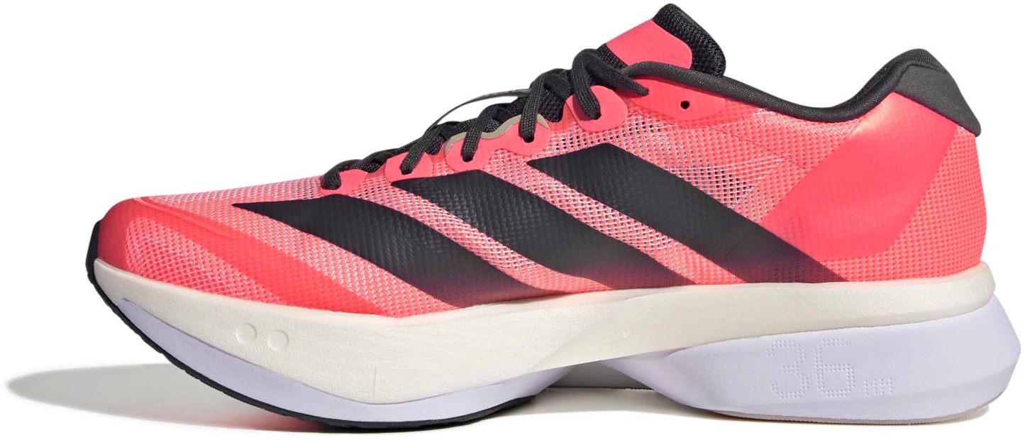 adidas Men's Adizero Boston 13 Running Shoes - Solar Turbo/Carbon/Charcoal - View 5