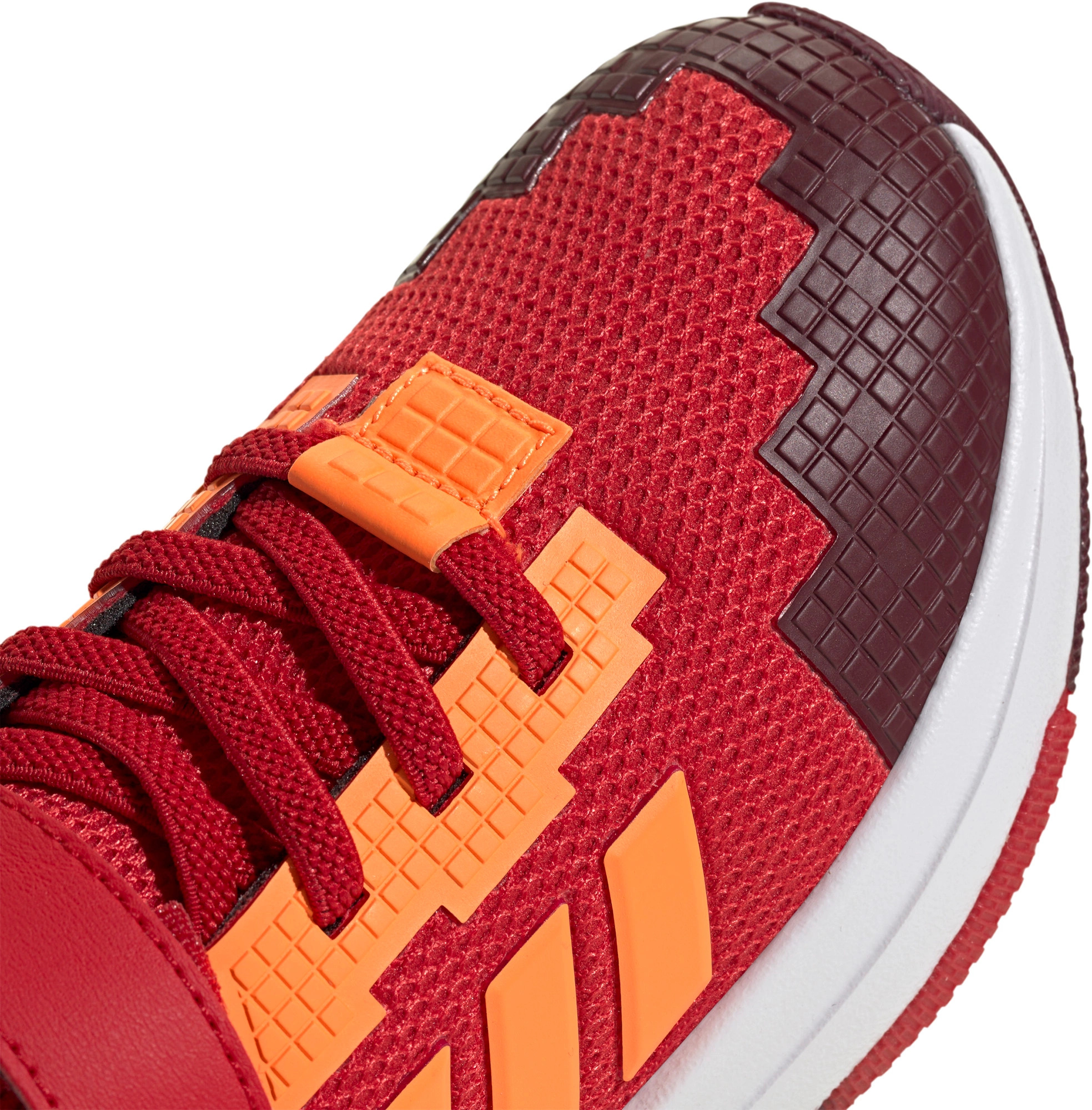 adidas Kids' Preschool Minecraft Pro Shoes - Better Scarlet/Maroon - View 7