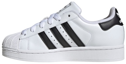 adidas Kids' Grade School Superstar II Shoes - White/Black/White - View 4