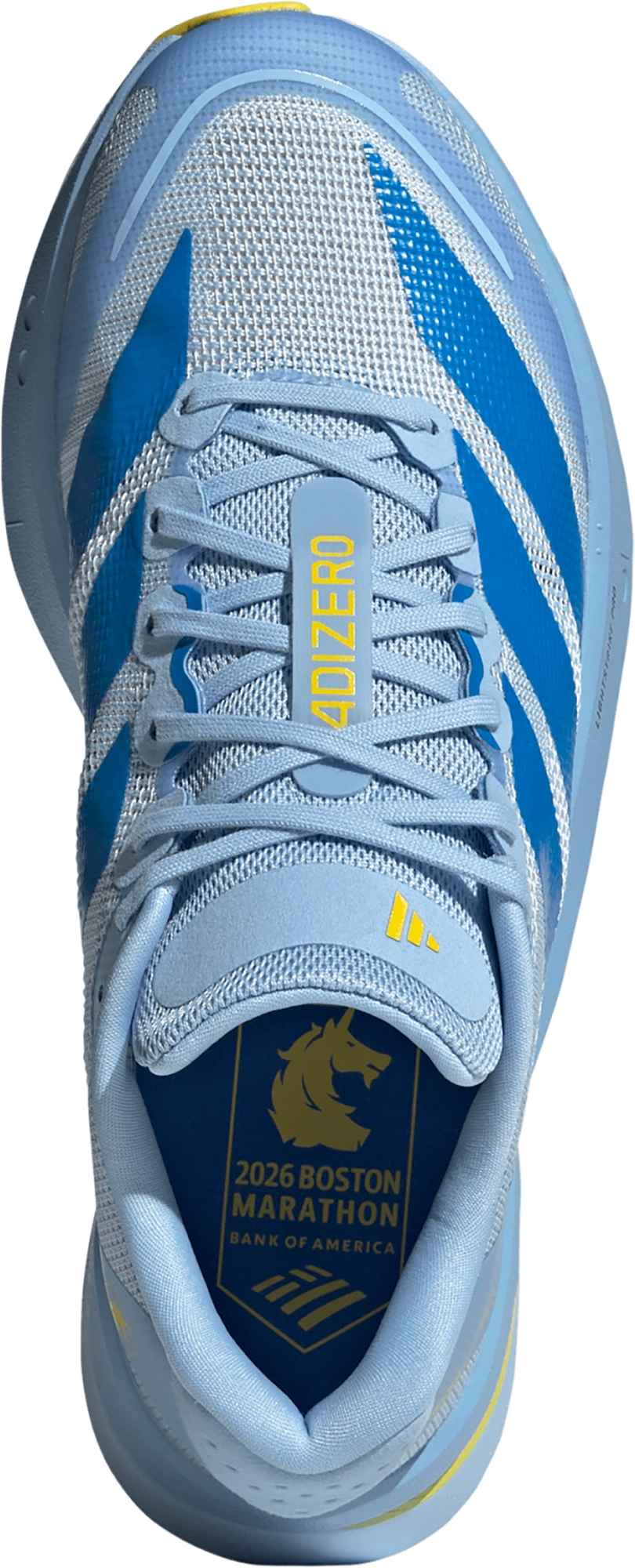 adidas Women's Adizero Boston 13 Running Shoes - Blue/Yellow - View 2