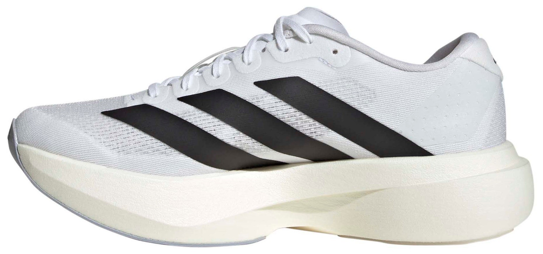 adidas Women's Adizero EVO SL Running Shoes - White/Black/White - View 4
