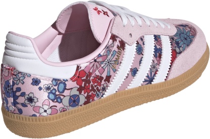 adidas Kids' Grade School Samba OG Shoes - Clear Pink/White/Gum - View 6