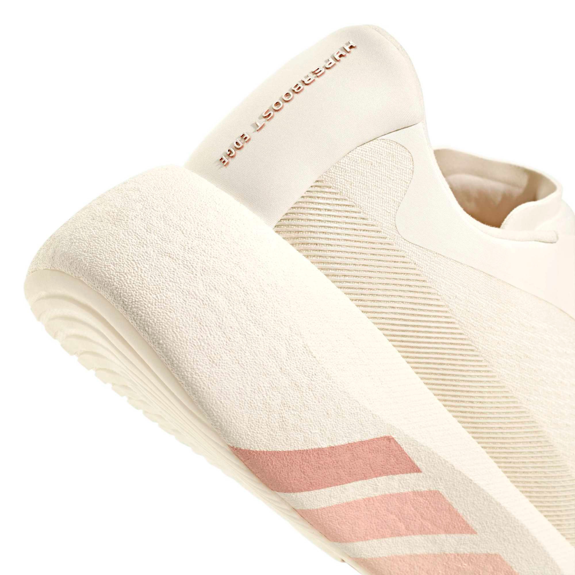 adidas Women's Hyperboost Edge Running Shoes - Off White/Vapour Pink/Matte Silver - View 8