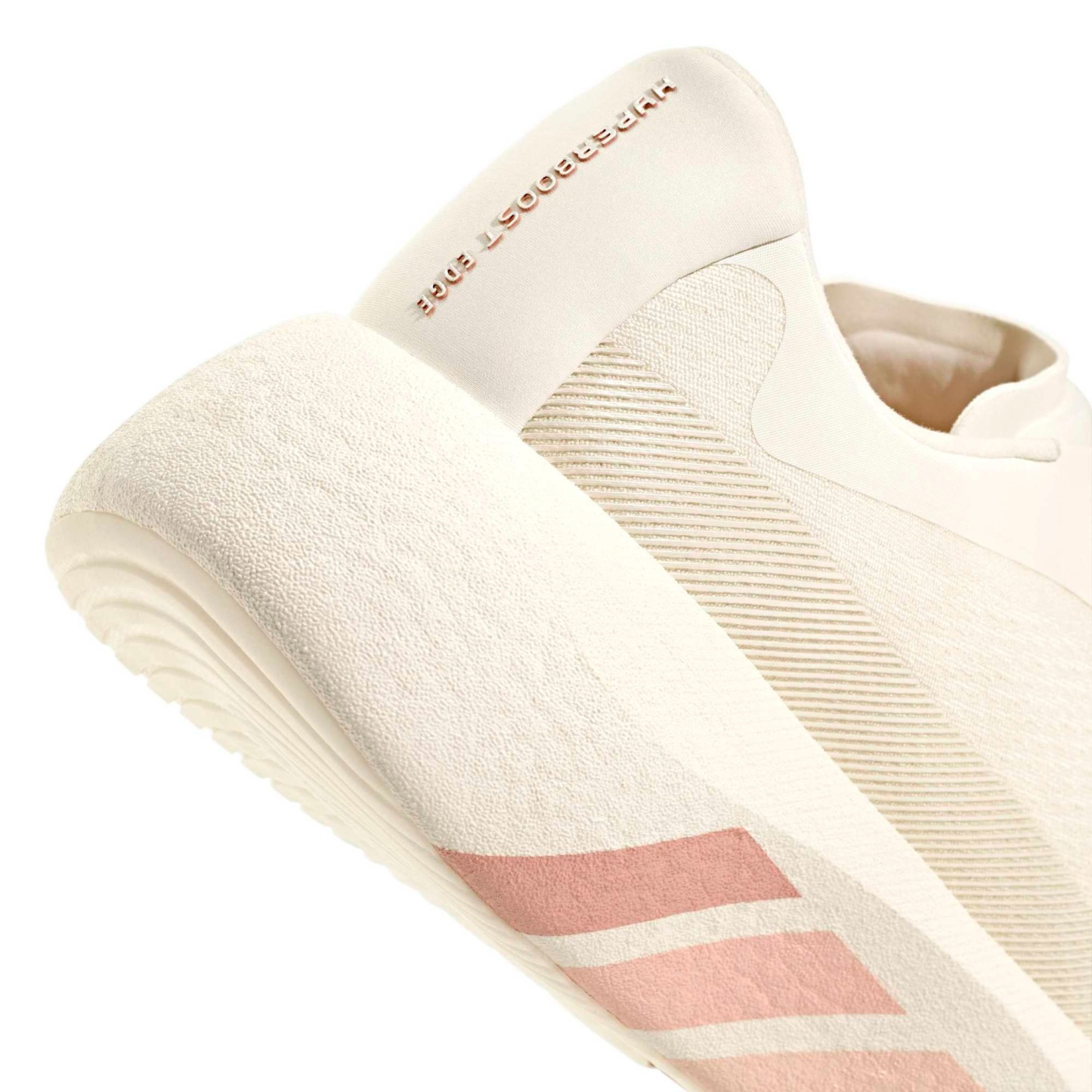 adidas Women's Hyperboost Edge Running Shoes - Off White/Vapour Pink/Matte Silver - View 8