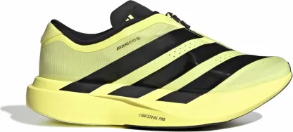 adidas Women's Adizero EVO SL Zip Running Shoes - Lucid Lemon/Black/Silver - View 1