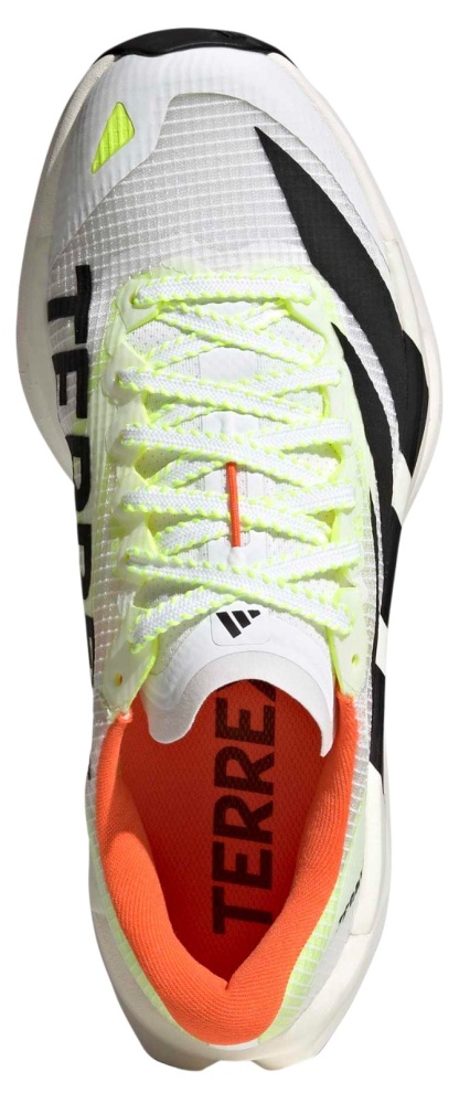 adidas Women's Terrex Agravic TT Trail Running Shoes - White/Black/Impact Orange - View 2