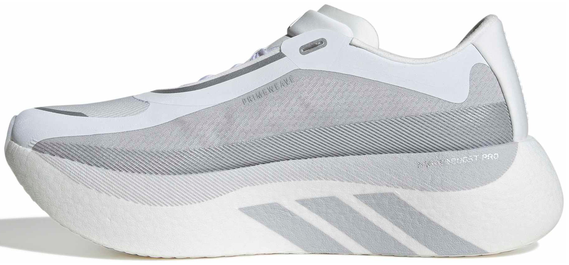 adidas Men's Hyperboost Edge Running Shoes - White/Grey/Silver - View 5