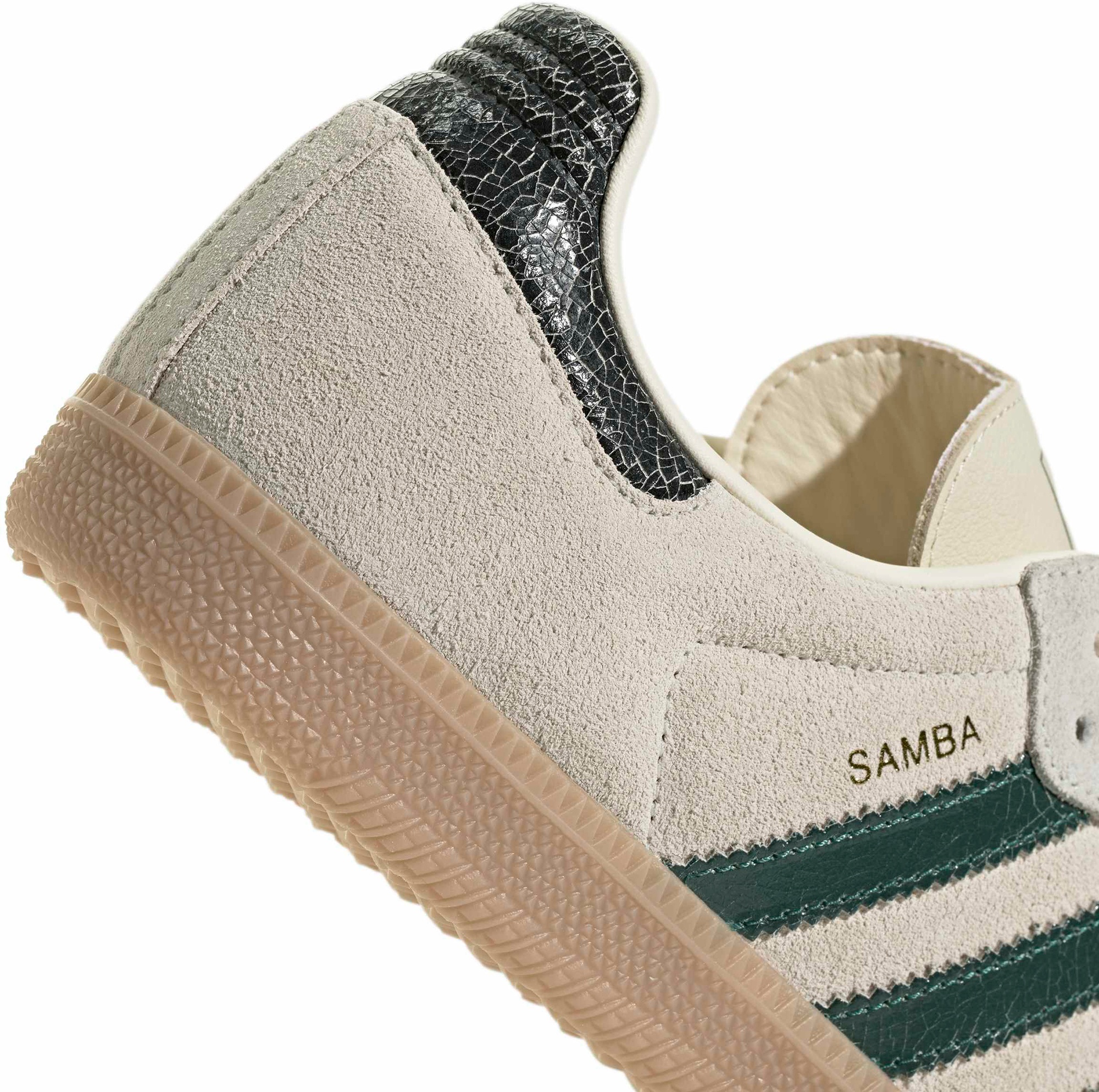 adidas Samba OG Shoes - Vint Wht/Green - View 8
