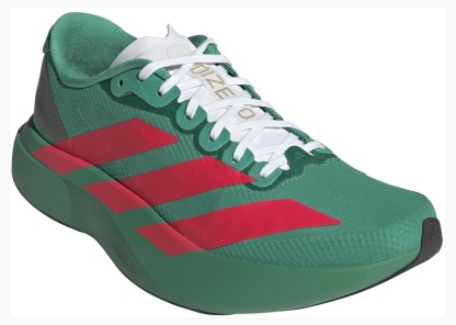 adidas Women's Adizero EVO SL Running Shoes - Court Green/Lucid Red/White - View 5
