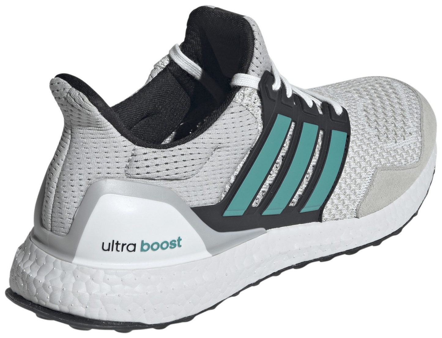 adidas Men's Ultraboost 1.0 Shoes - White/Teal/Grey - View 7