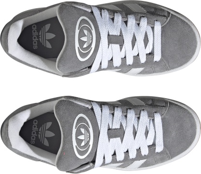 adidas Kids' Grade School Campus 00s Shoes - Grey/White/White - View 4
