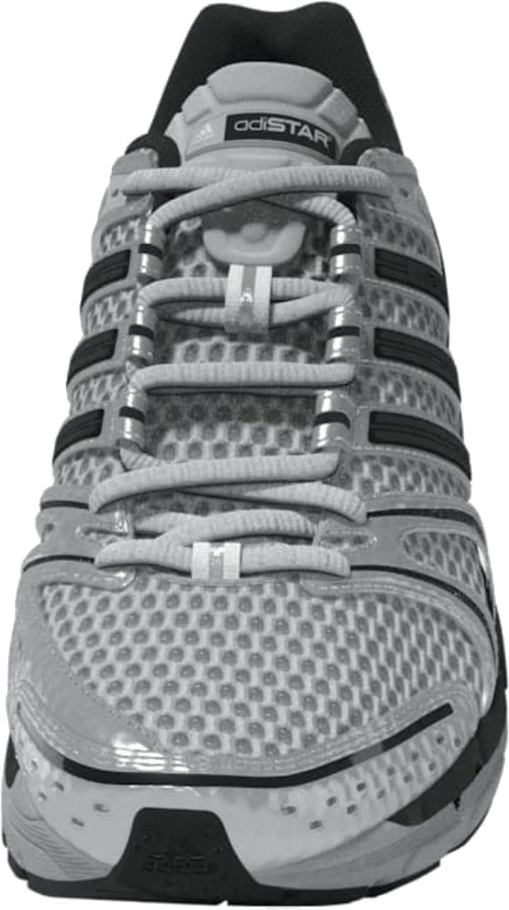 adidas Men's Adistar Control 5 Shoes - Grey Two/Core Black/Silver Met - View 2