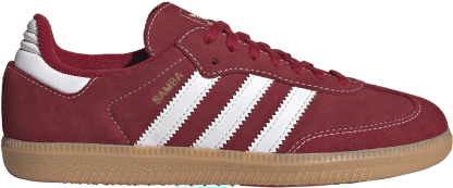 adidas Kids' Grade School Samba OG Shoes - Team Victory Red/Ftwr White/Gum 2 - View 1
