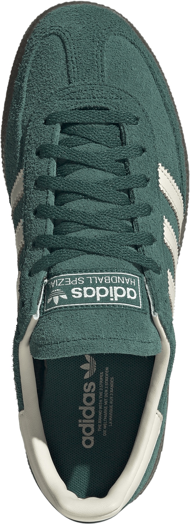 adidas Women's Handball Spezial Shoes - Collegiate Green/Cream White/Gum5 - View 2
