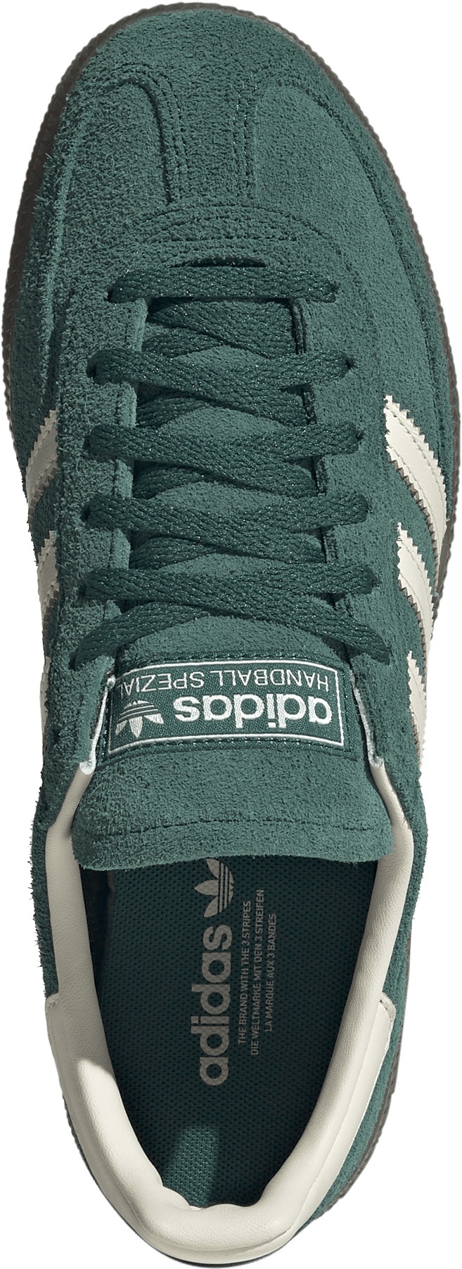 adidas Women's Handball Spezial Shoes - Collegiate Green/Cream White/Gum5 - View 2