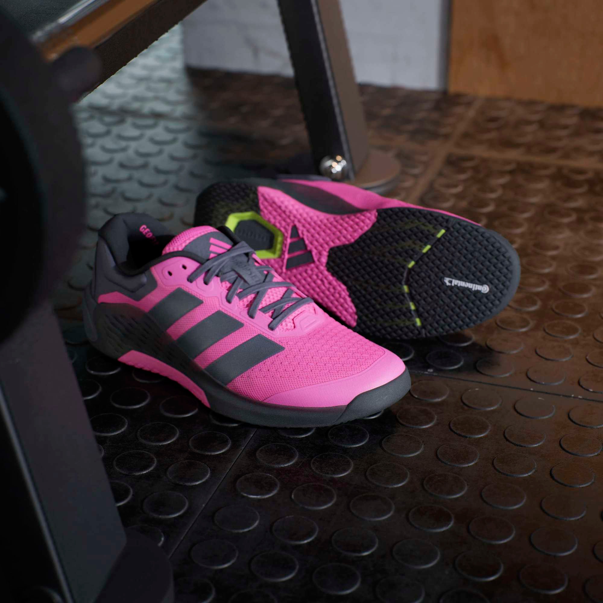 adidas Men's Dropset 4 Training Shoes - Lucid Pink/Aurora Onix - View 2
