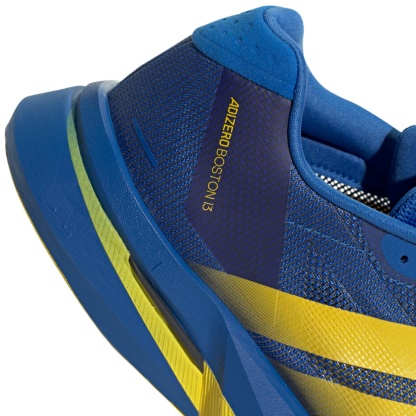 adidas Men's Adizero Boston 13 Running Shoes - Blue/Yellow/Black - View 8
