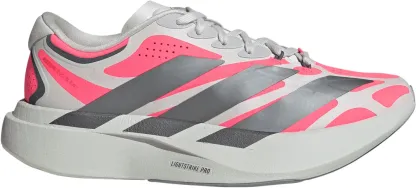 adidas Women's Adizero EVO SL EXO  Running Shoes - Silver/Iron - View 1
