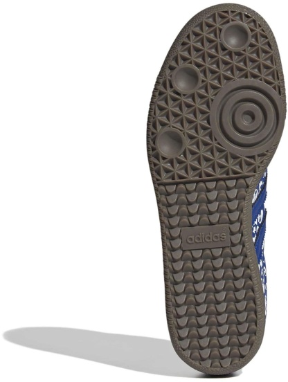 adidas Kids' Grade School Samba OG Shoes - Team Royal Blue/Team Royal Blue/Dark Blue - View 3