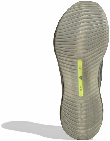 adidas Men's Hyperboost Edge Running Shoes - Silver Pebble/Medium Dark Khaki/Frozen Lemon - View 4