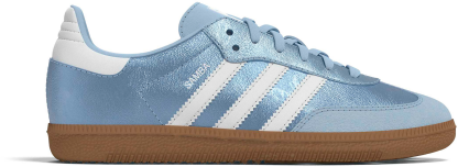adidas Kids' Preschool Samba OG Shoes - Clear Sky/Ftwr White/Gum 2 - View 1