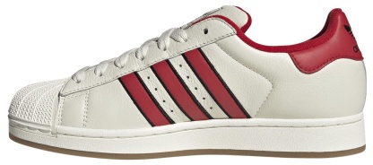adidas Men's Superstar II Shoes - Off White/Better Scarlet/Core Black - View 4