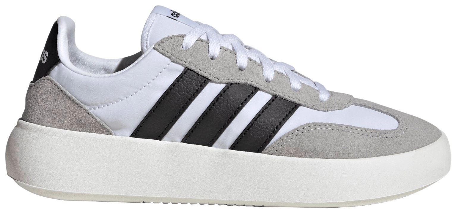 adidas Kids' Grade School Barreda Decode Shoes - White/Black/Grey - View 1