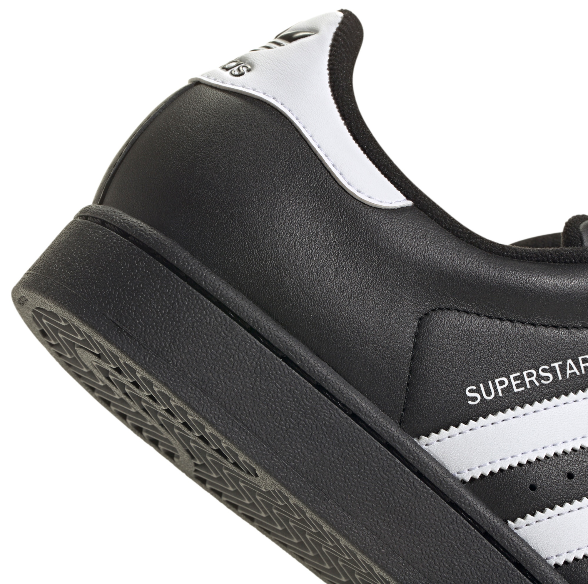 adidas Men's Superstar II Shoes - Black/White/Black - View 11