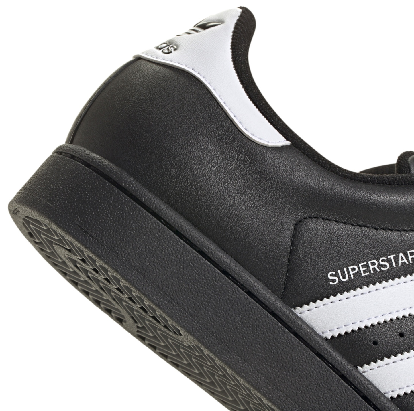 adidas Men's Superstar II Shoes - Black/White/Black - View 11
