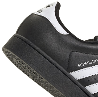 adidas Men's Superstar II Shoes - Black/White/Black - View 11