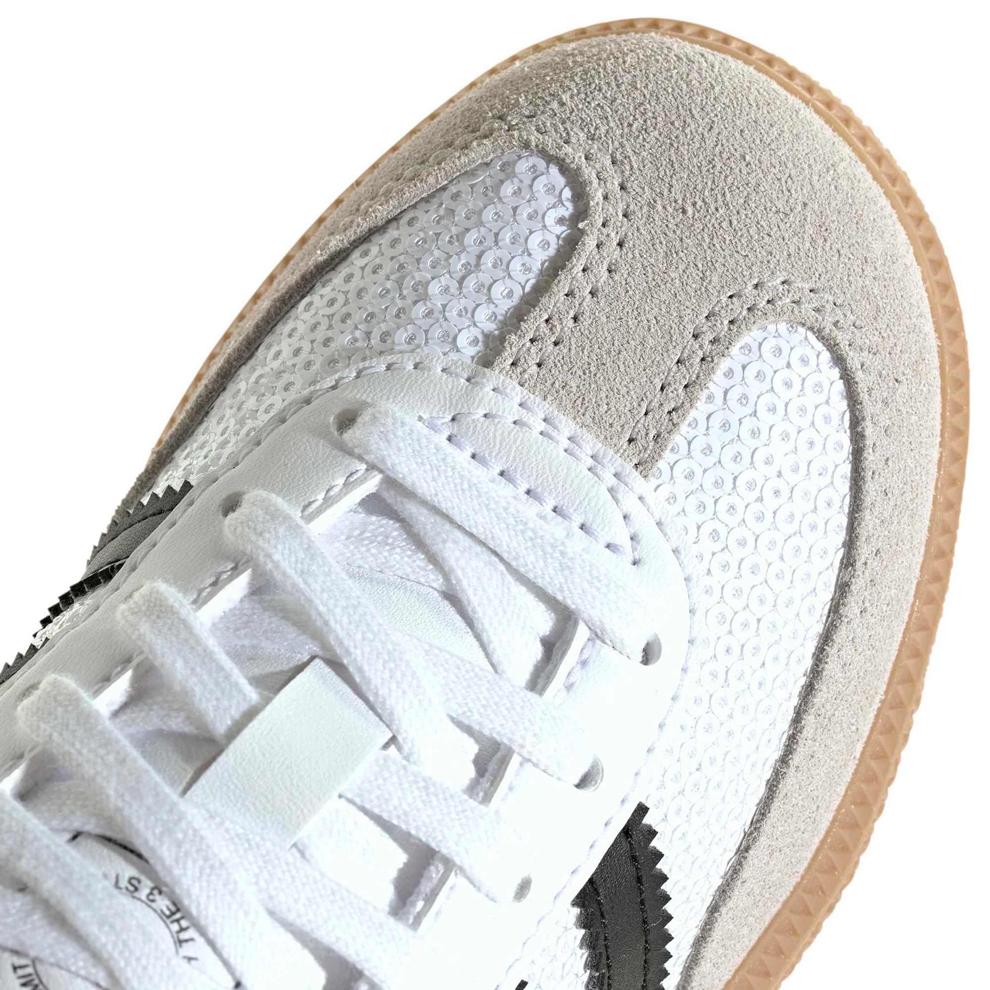 adidas Kids' Preschool Samba OG Shoes - White/Core Black/Grey One - View 7