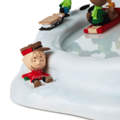 Peathtnuts® Gang Sledthtding Musical Tabletop Figurine With Motion